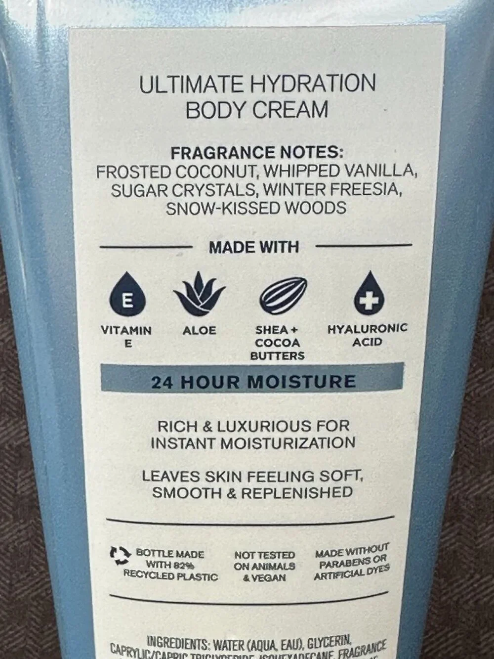 Bath & Body Works Frosted Coconut Snowball Body Cream 8 oz